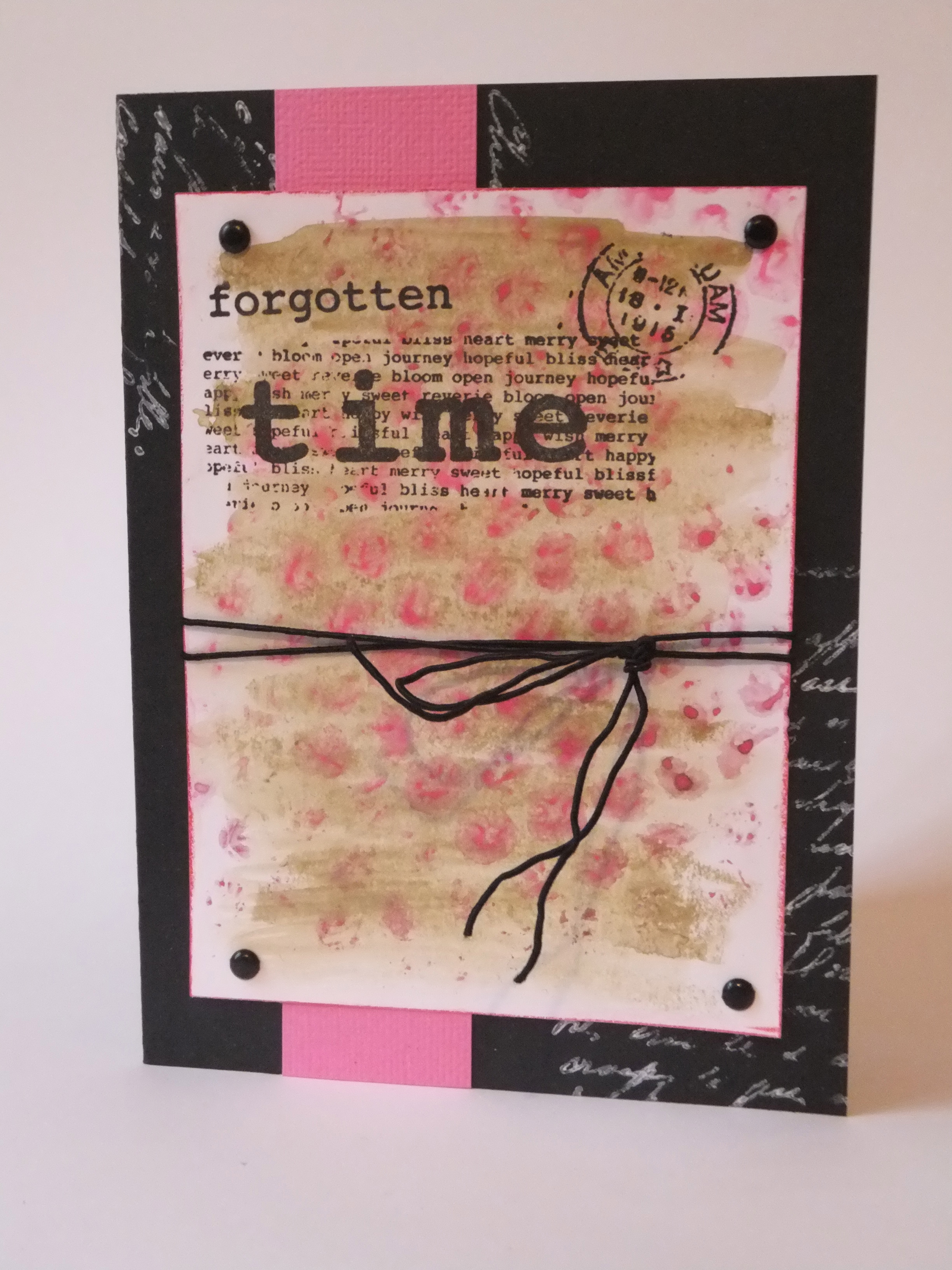 {Project} Wednesday: Forgotten Time Eclectica Card