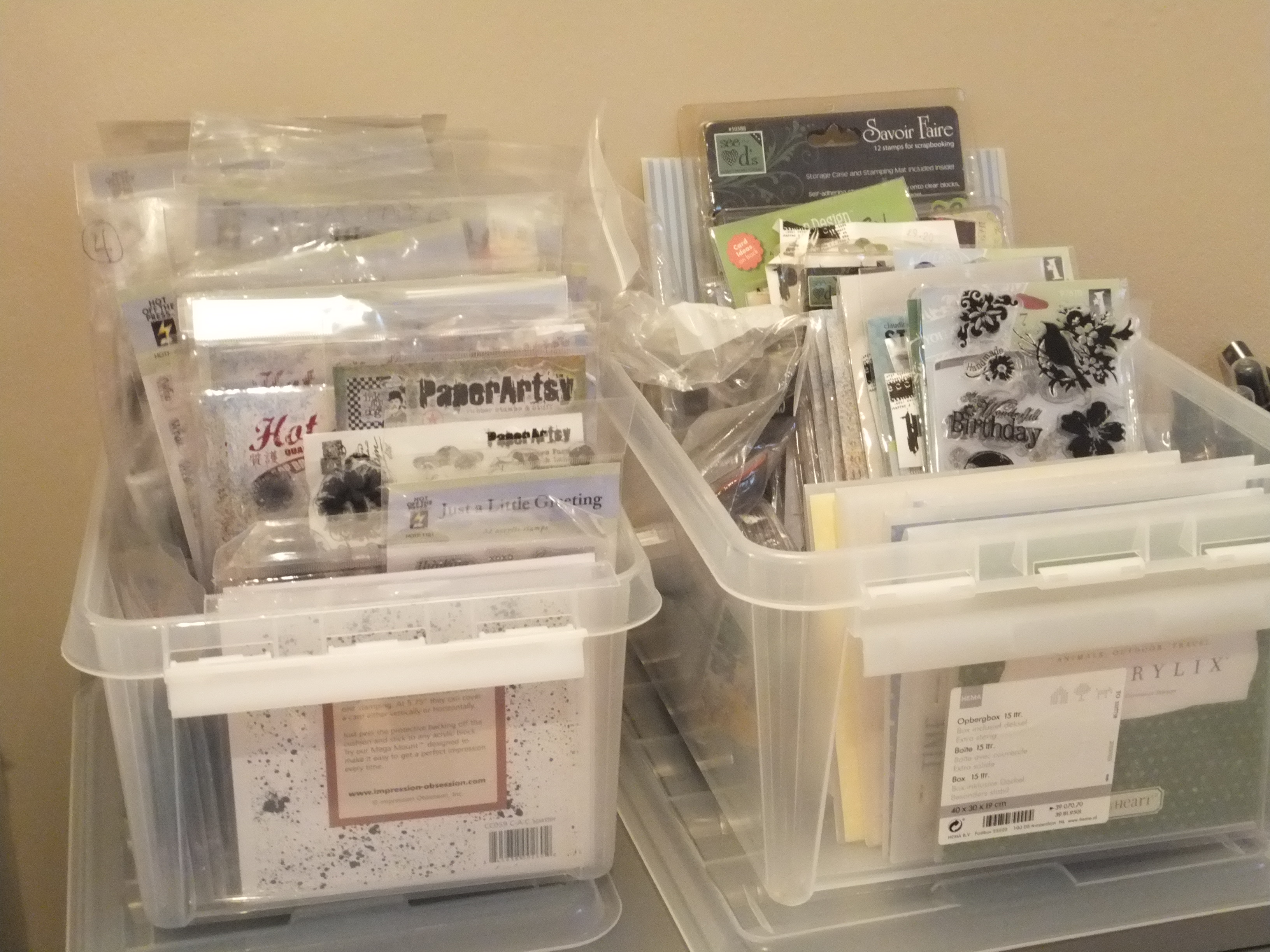 Studio Snapshots: Organizing Stamps (Clear & Rubber)