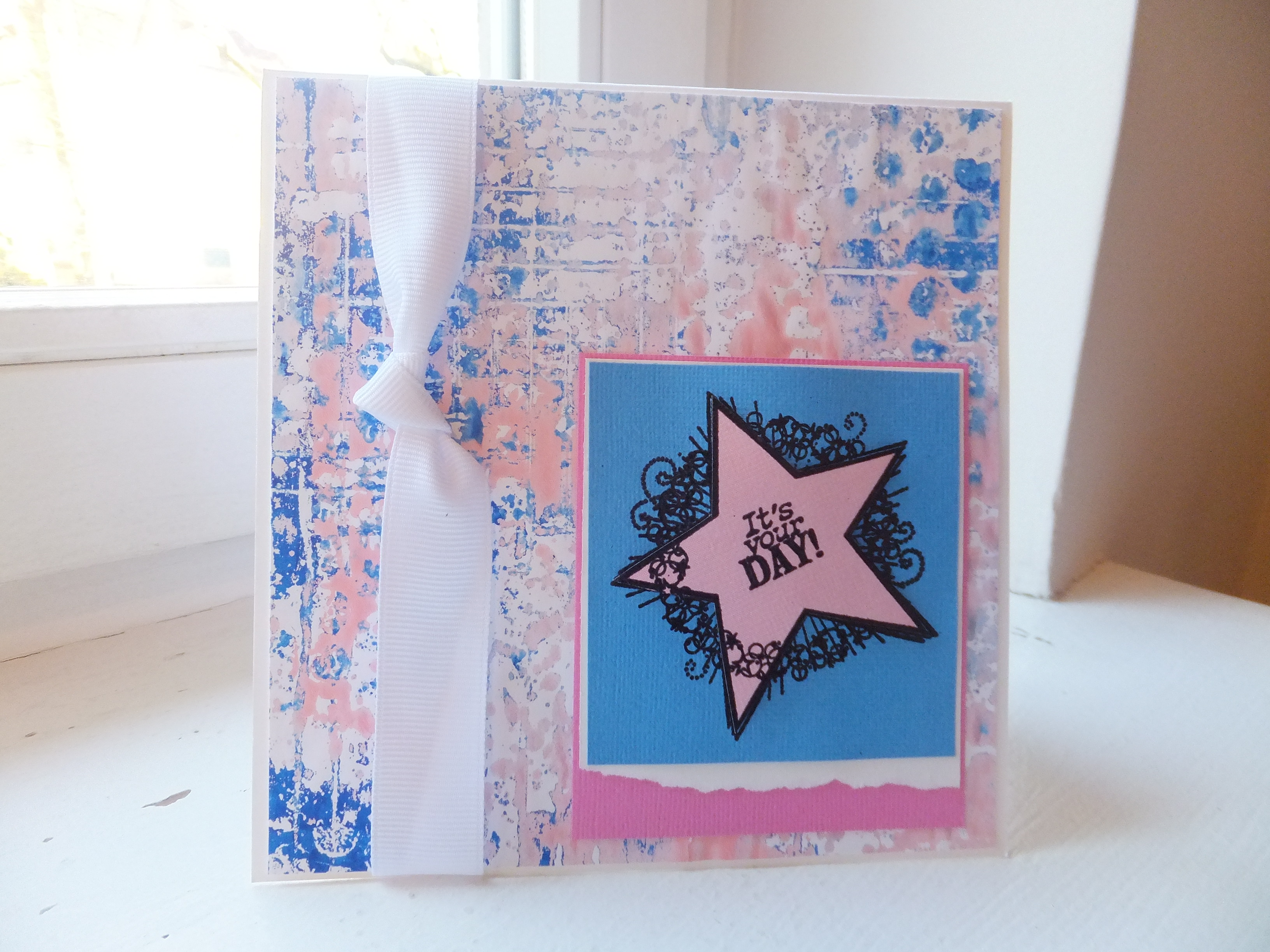 {Project} Wednesday: Gelli Plate Card