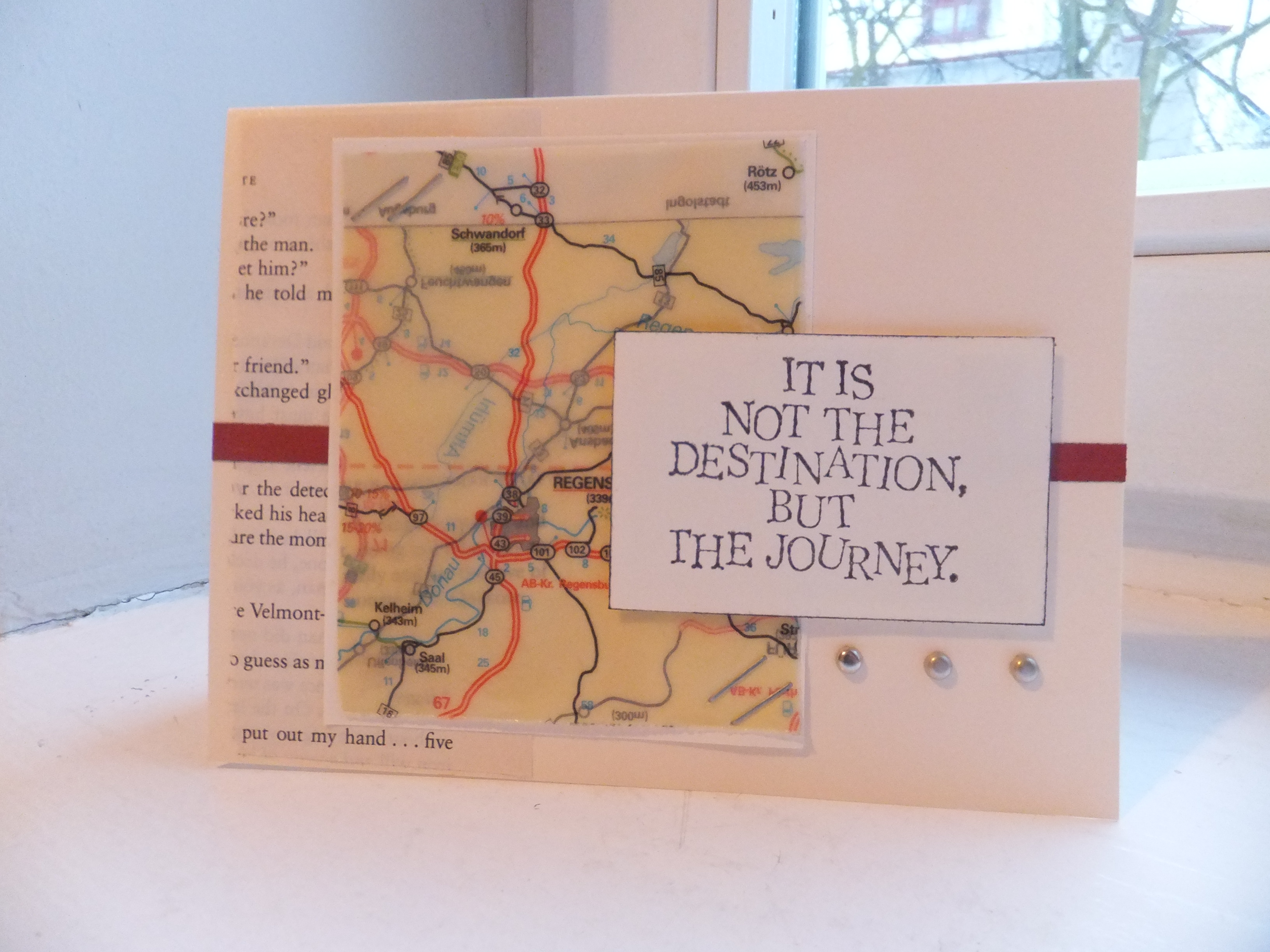 {Project} Wednesday: ICE Resin® Map Paper Card