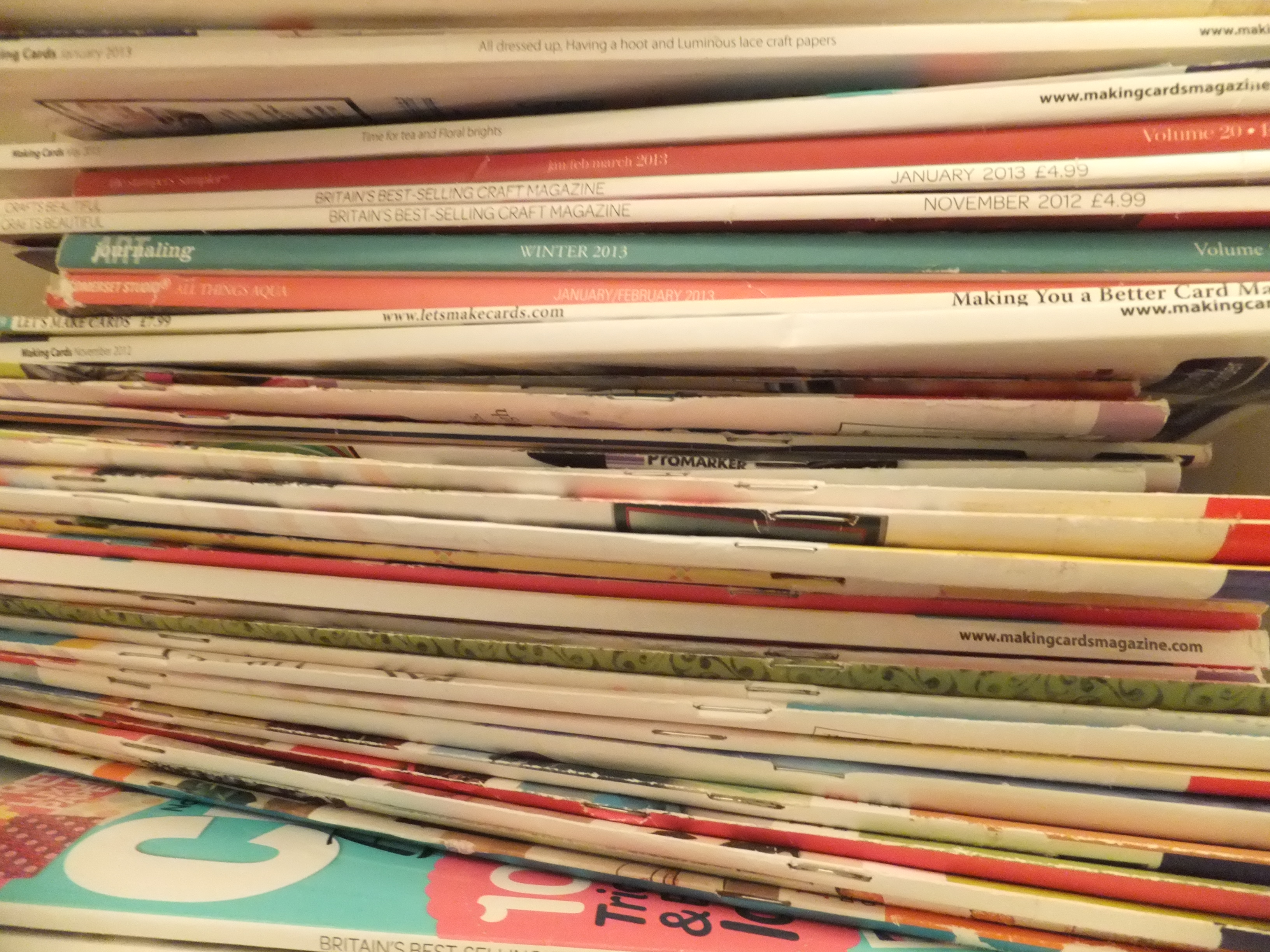 Creativity Monday: What to do with my old craft magazines?