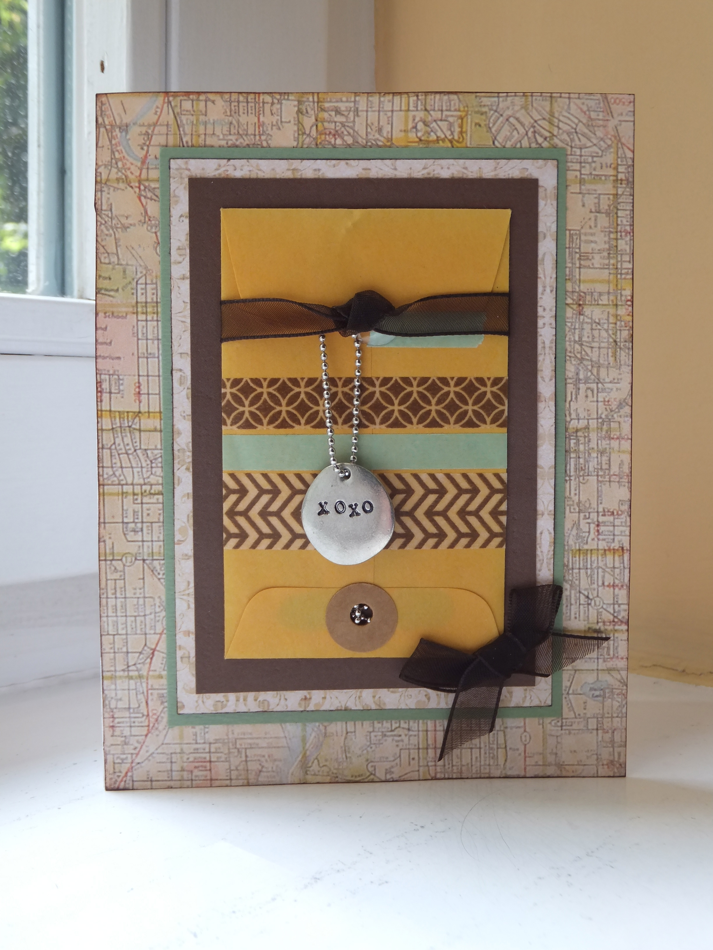 {Project} Wednesday: Metal Stamped Pendant Card