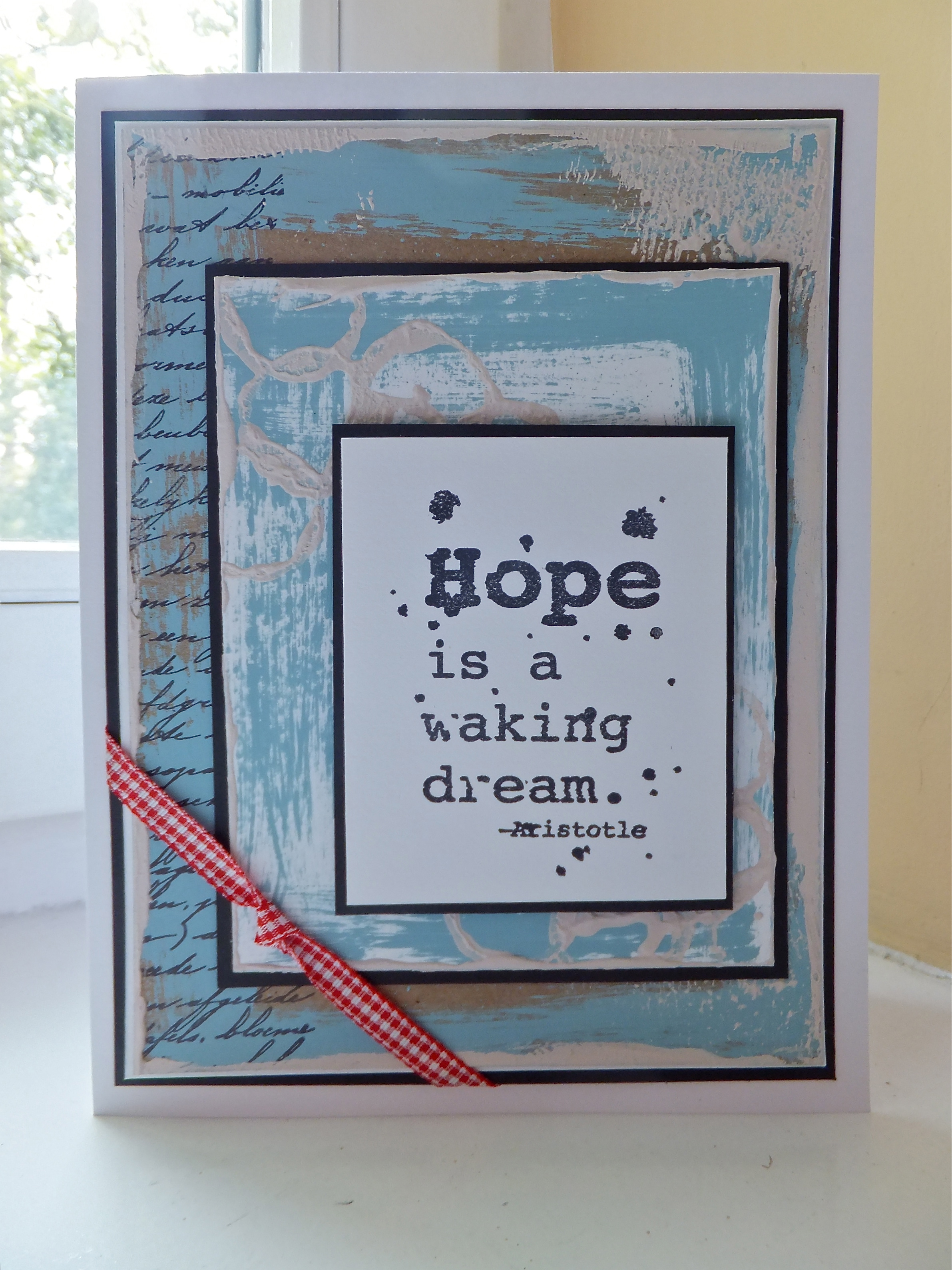 {Project} Wednesday: Stamping with Eclectica Stamps and Grunge Paste