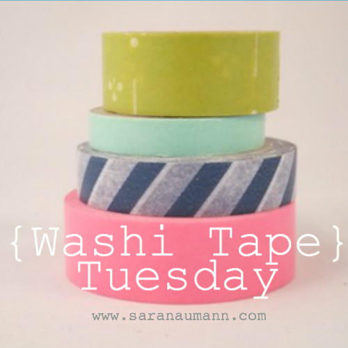 Washi Tape Tuesday: Covering Brads