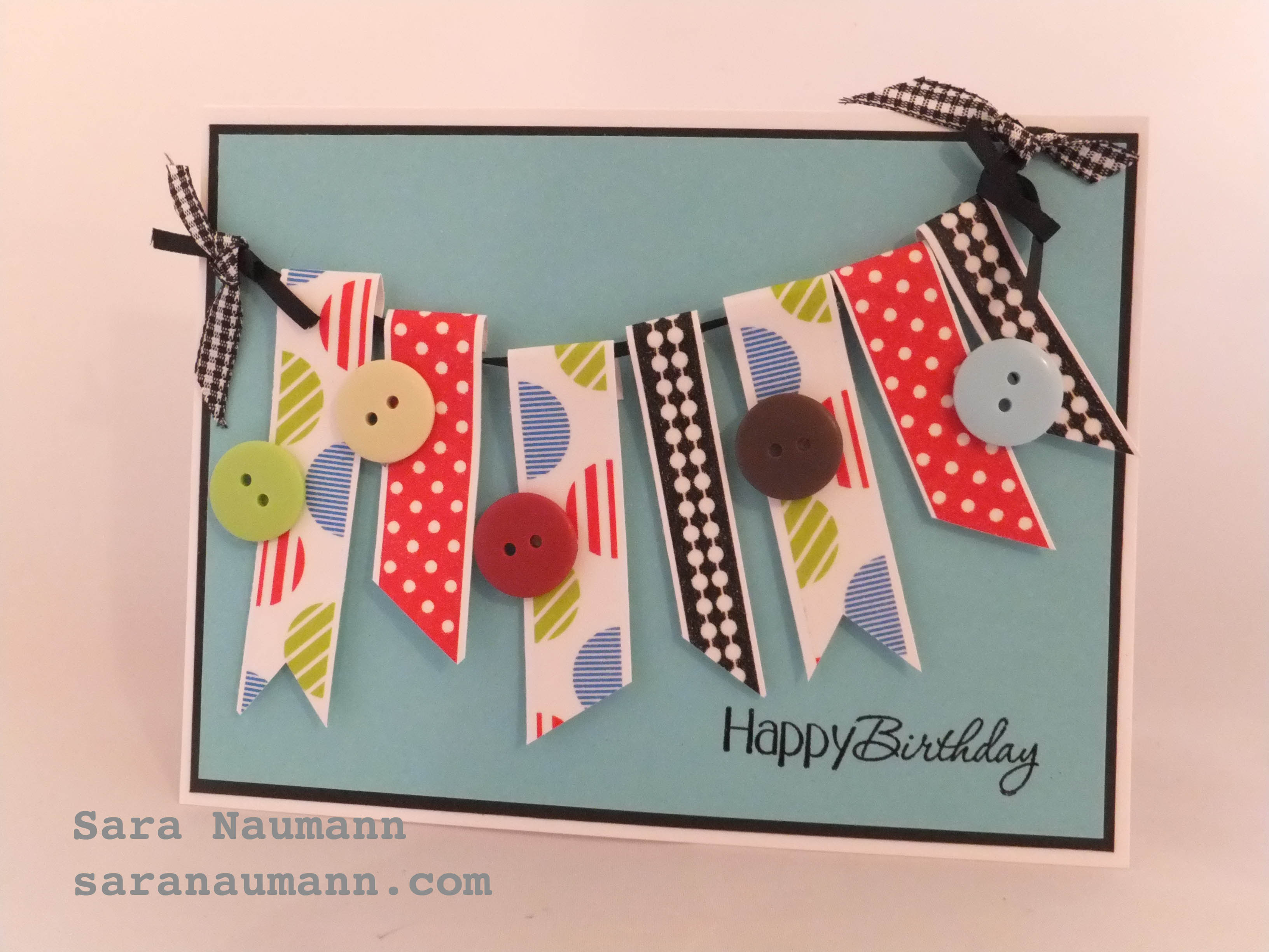 {Project} Wednesday: How to Make Washi Tape Bunting