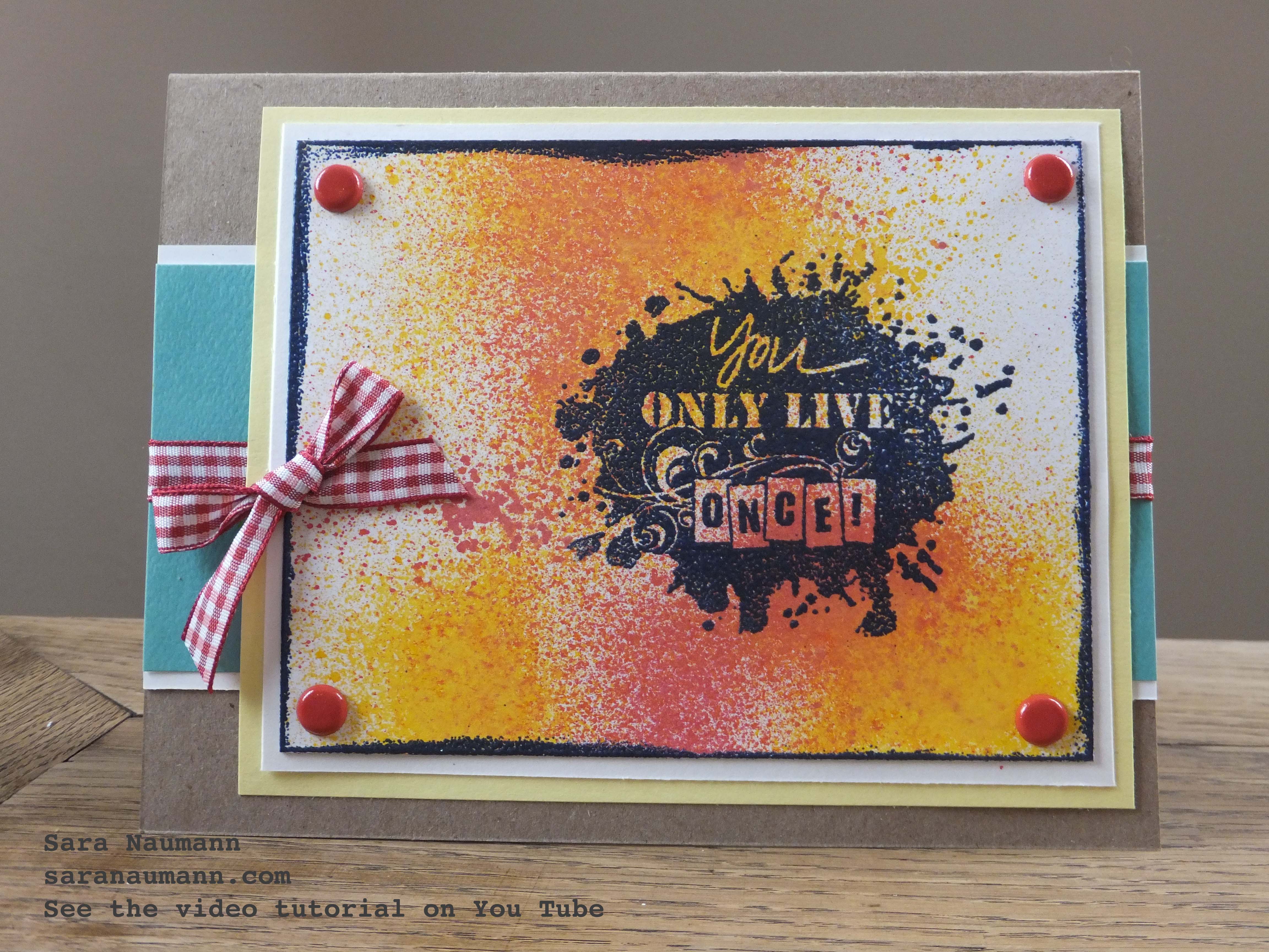 {Project} Wednesday: Cardmaking with Smooch Spritz