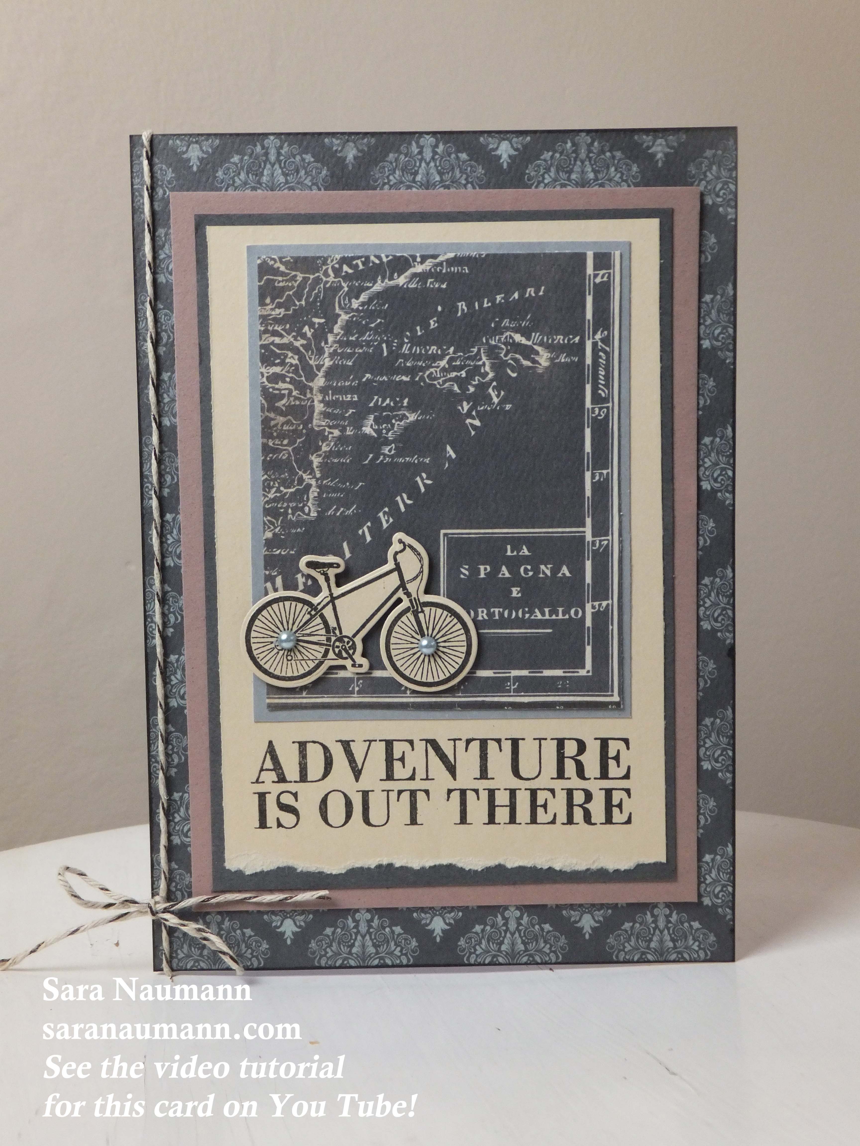 Cardmaking Tips: Echo Park Old World Travel Adventure Card