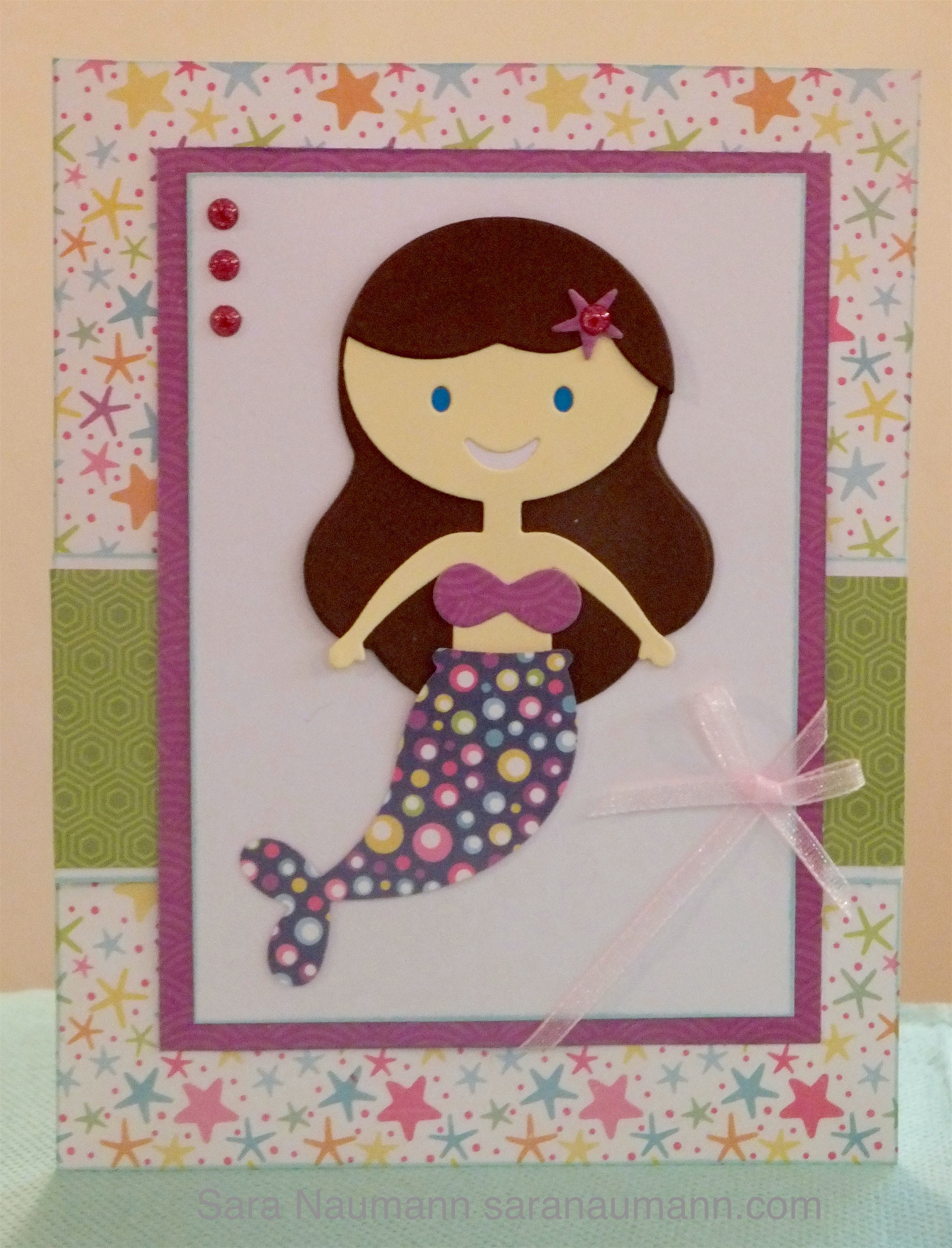 {Project} Wednesday: Little Mermaid Card with Echo Park