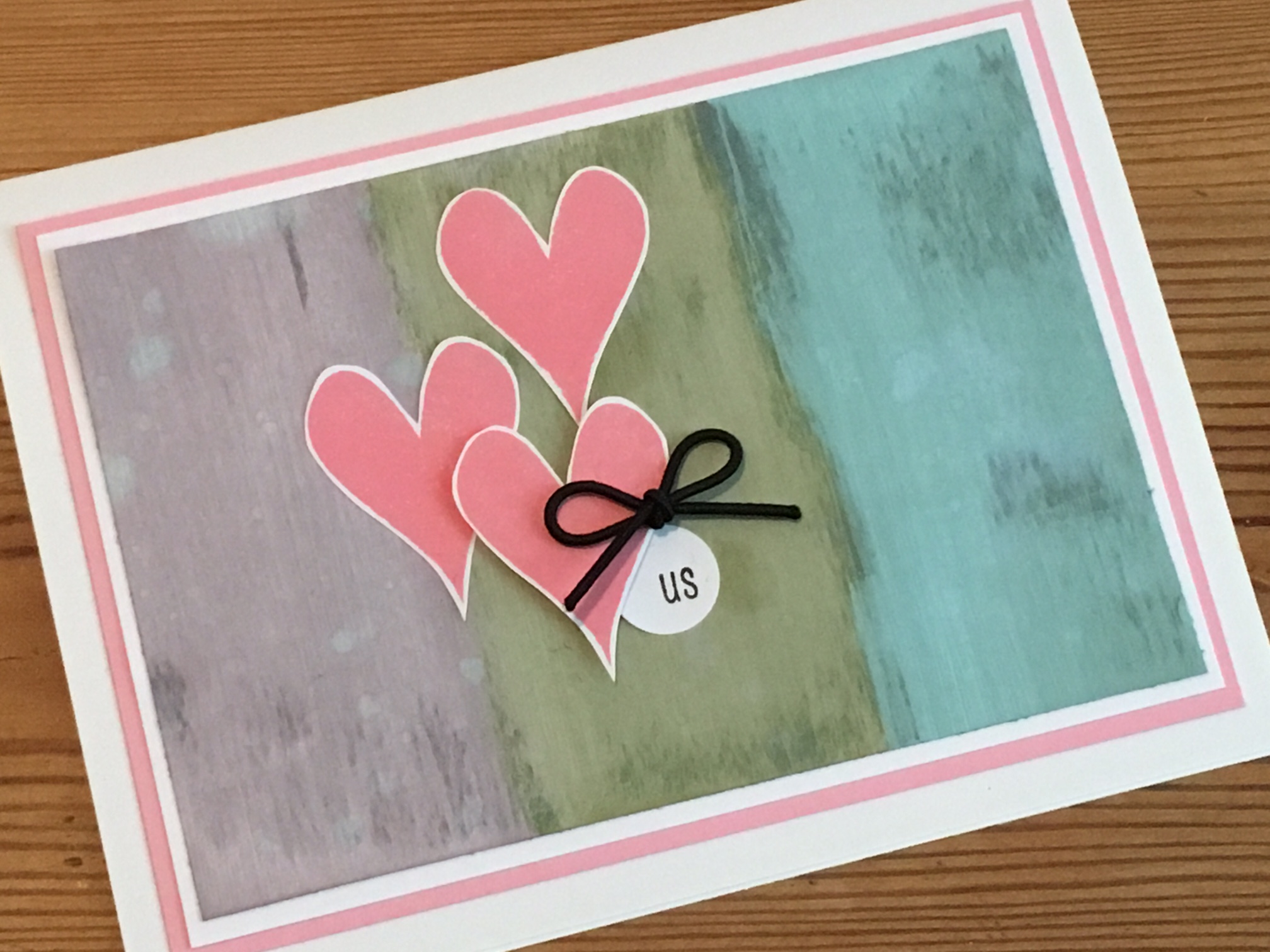 {Project} Wednesday: Distress Oxide Inks “Us” Card