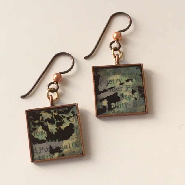 Resin Jewellery Tuesday: Lazertran ICE Resin Earrings