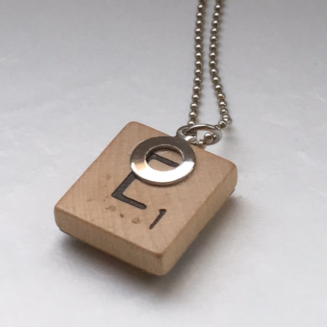 Resin Jewellery Tuesday: Postage Stamp Scrabble Tile Pendant