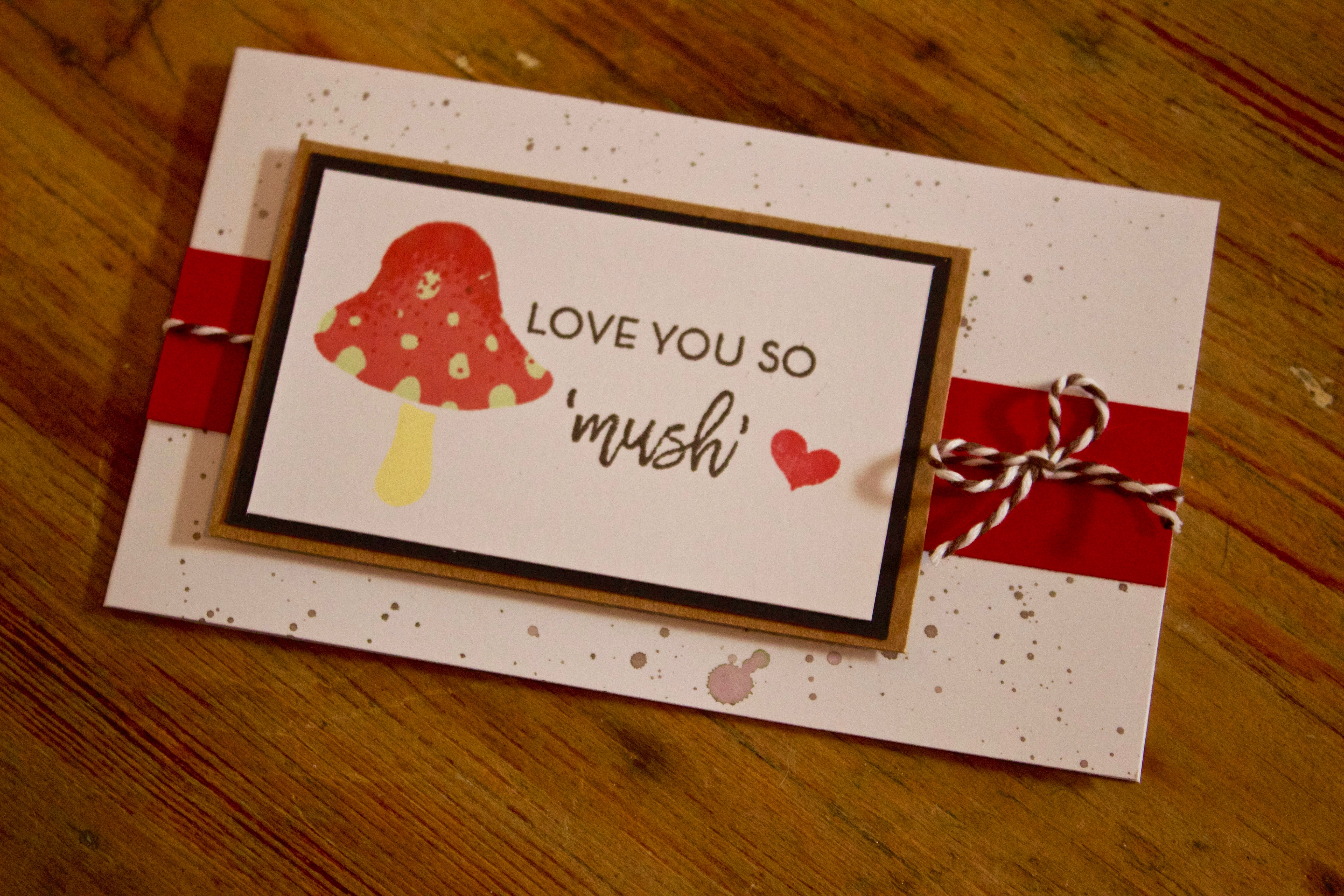 Sara Naumann Altenew Facebook Live Love you so Mush stamped card