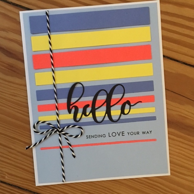 Tuesday Tutorial: Altenew Clean & Simple Striped Card