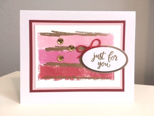 Easy backgrounds with Hero Arts Ombre inks and the Freestyle tool from WOW Embossing.