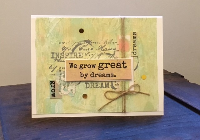 More Easy Stamping with Monoprinted Backgrounds and PaperArtsy