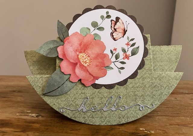 Easy and Unique Handmade Cards: Circular Step Cards with a Fabulous Folds Cutting Die!