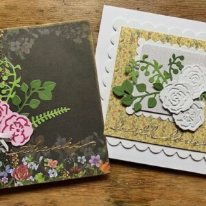 Quick and Easy Frosted Flower Cards