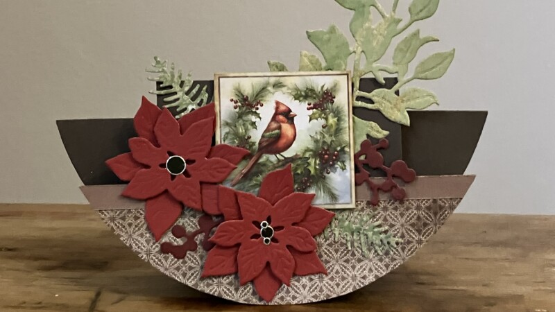 Christmas Circular Step Card