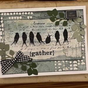 Forest-Inspired Card with PaperArtsy & Stamperia