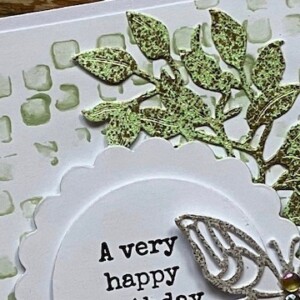 Oh, WOW: Embossing Powder + Stencils!