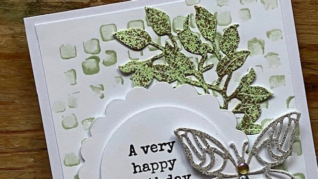 Oh, WOW: Embossing Powder + Stencils!